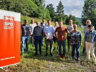 Der neue Vorstand des SPD-Kreisverbandes Zollernalb (Foto: Bernd Romer)